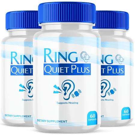 Ring Quiet Plus Advanced Tinnitus Support Supplement RingQuiet Natural Hearing Support 180 Capsules
