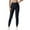 Black, variant on Chbgutlmr Yoga Pants for Women Butt Lifting Ribbed Leggings Belly Control Workout Athletic Skinny Trousers