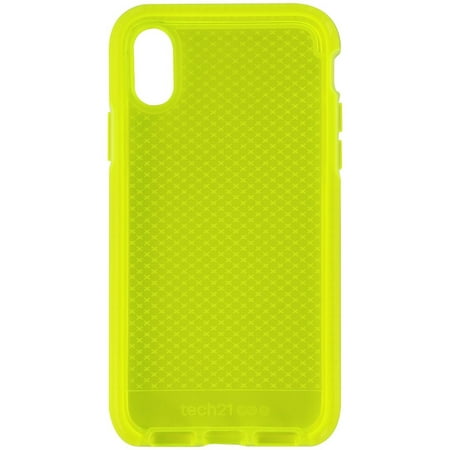 Tech21 Evo Check Gel Case for Apple iPhone Xs and iPhone X - Neon