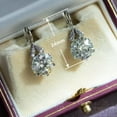 thumbnail image 2 of Elegant Women Gifts 925 Silver Drop Earring Cubic Zircon Wedding Jewelry A Pair, 2 of 2