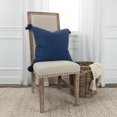 thumbnail image 2 of Rizzy Pillow Knife Edged Woven Pillow Navy 17"x17"x9", 2 of 6