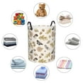 thumbnail image 4 of Lsque nuts leaf Butterfly Pattern Laundry Hamper Basket, Tall Woven Rope Hamper Basket for Clothes, Lightweight Storage Basket, Collapsible Waterproof-Small, 4 of 6