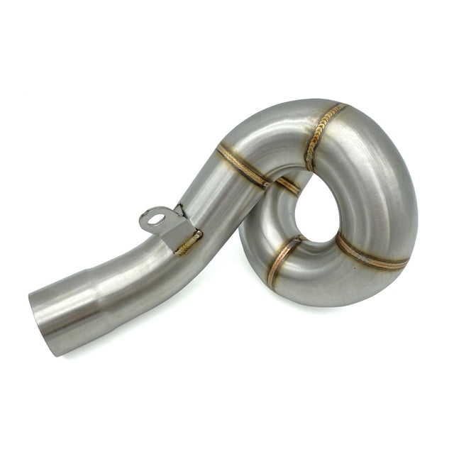 Tubo de enlace del de ,Diámetro del tubo del enlace medio del de 50,8 mm,Reemplazo Conveniente acero inoxidable Sólido,Accesorios Alto rendimiento Resistente al