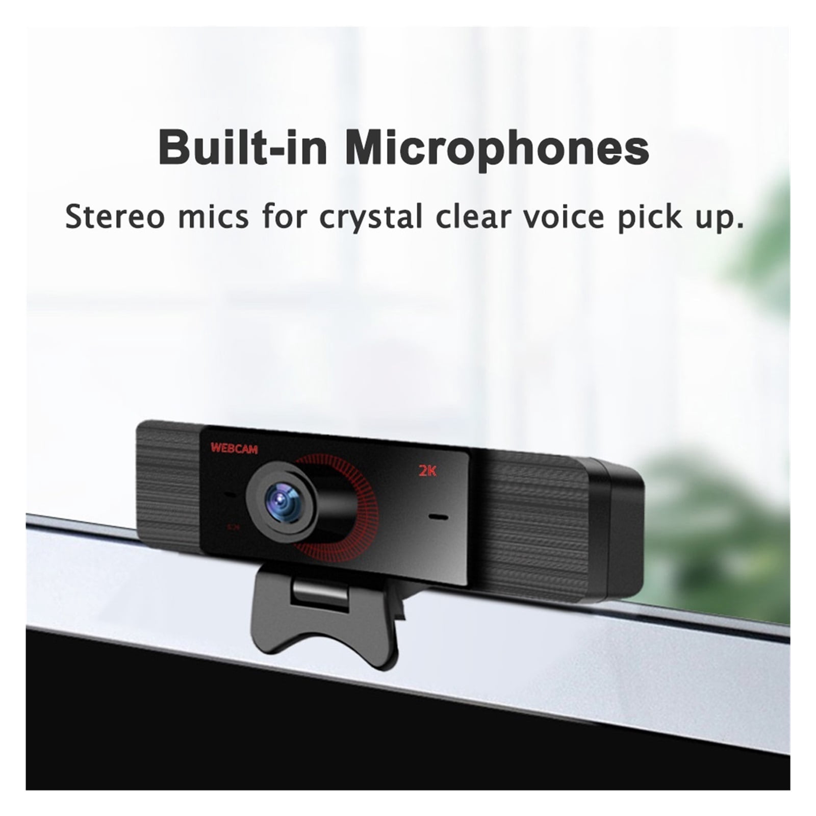 Webcam 1080P 2K Full HD Webcam With Microphone USB Webcam For PC Computer Laptop Desktop Education ,HD Video