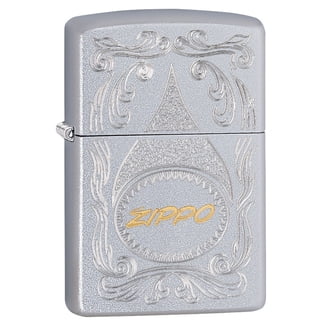 Zippo Lighter: Ace of Spades - Brushed Chrome 79191 - Walmart.com
