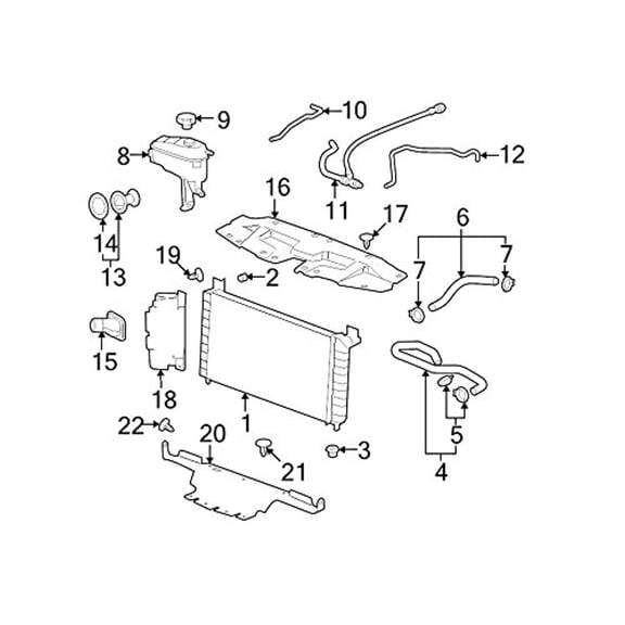 General Motors 15915521 Baffle
