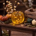 thumbnail image 6 of Halloween Pumpkin Decor Mini Resin Ornaments Waterproof Reusable Adorable Pumpkin Figurines for Party Favors Home Accents DIY Crafts by OVFUIZ, 6 of 7