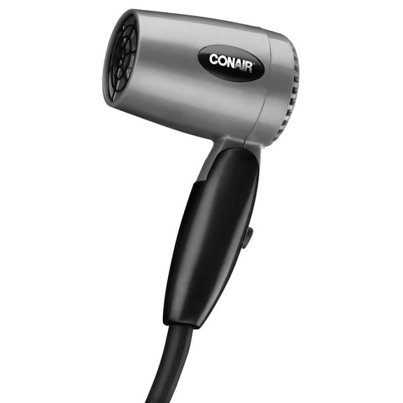 Sèche-cheveux Conair, 1600 W, compact, bitension avec poignée rabattable