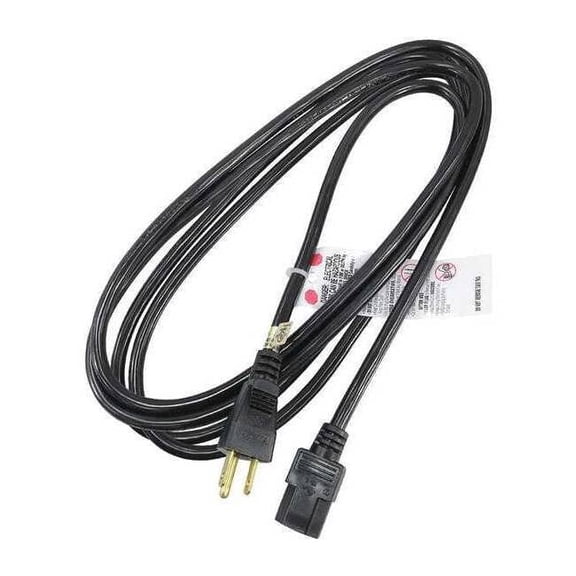 Manufacturer Varies Power Cord, 5-15P, SJT, 10 ft., Blk, 15A, 14/3 5XFL9ID