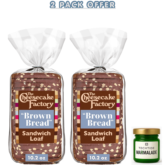 The Cheesecake Factory At Home Famous "Brown Bread" Sweet Wheat Sandwich Loaf, 18.7 oz, Kosher