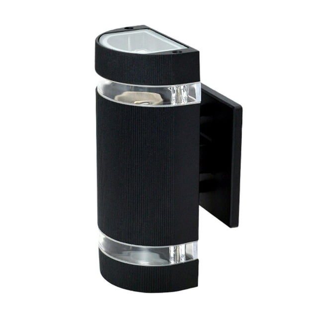 Lámpara LED para exteriores, montaje en pared, apliques de pared impermeables, luces de pared externas antióxido hacia arriba y hacia abajo, Yuyangstore Aplique de pared al aire libre