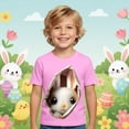 thumbnail image 2 of Boys T Shirts 10-12 , Animal Print Shirts for Boys , Girls Short Sleeve Shirts,Easter Holiday Graphic Tees For Boys Soft Casual Short Sleeve Colorful Kids Tops, 2 of 4