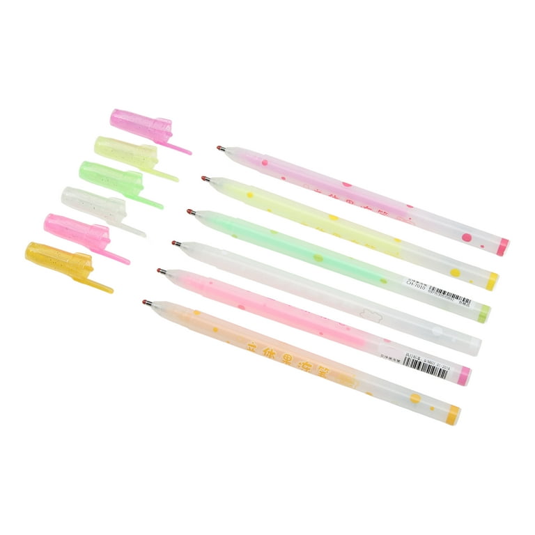 Painting Color Pens, Gel Ink Colour Pen Set 3D Effect For Graffiti Soft  Colours 