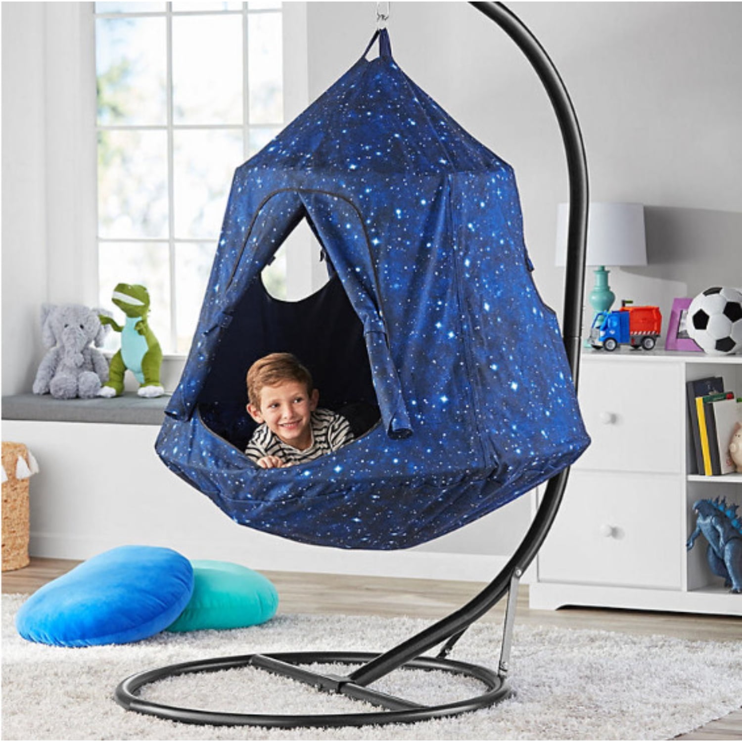 Mm Kids Cozy Hangout Tent Pod Style, Assorted Color Easy to Install