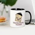 thumbnail image 3 of CafePress - What The French Toast Kawaii Style Mug - 11 oz Ceramic Mug - Novelty Coffee Tea Cup, 3 of 4