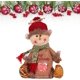 thumbnail image 1 of Bolsas de regalo de Navidad para muñecas, bolsas de dulces de Navidad con cremallera, bolsa de regalo de decoración de muñecas 3D, bolsa de almacenamiento de muñeco de nieve de Papá Noel y alce, bolsa, 1 of 6