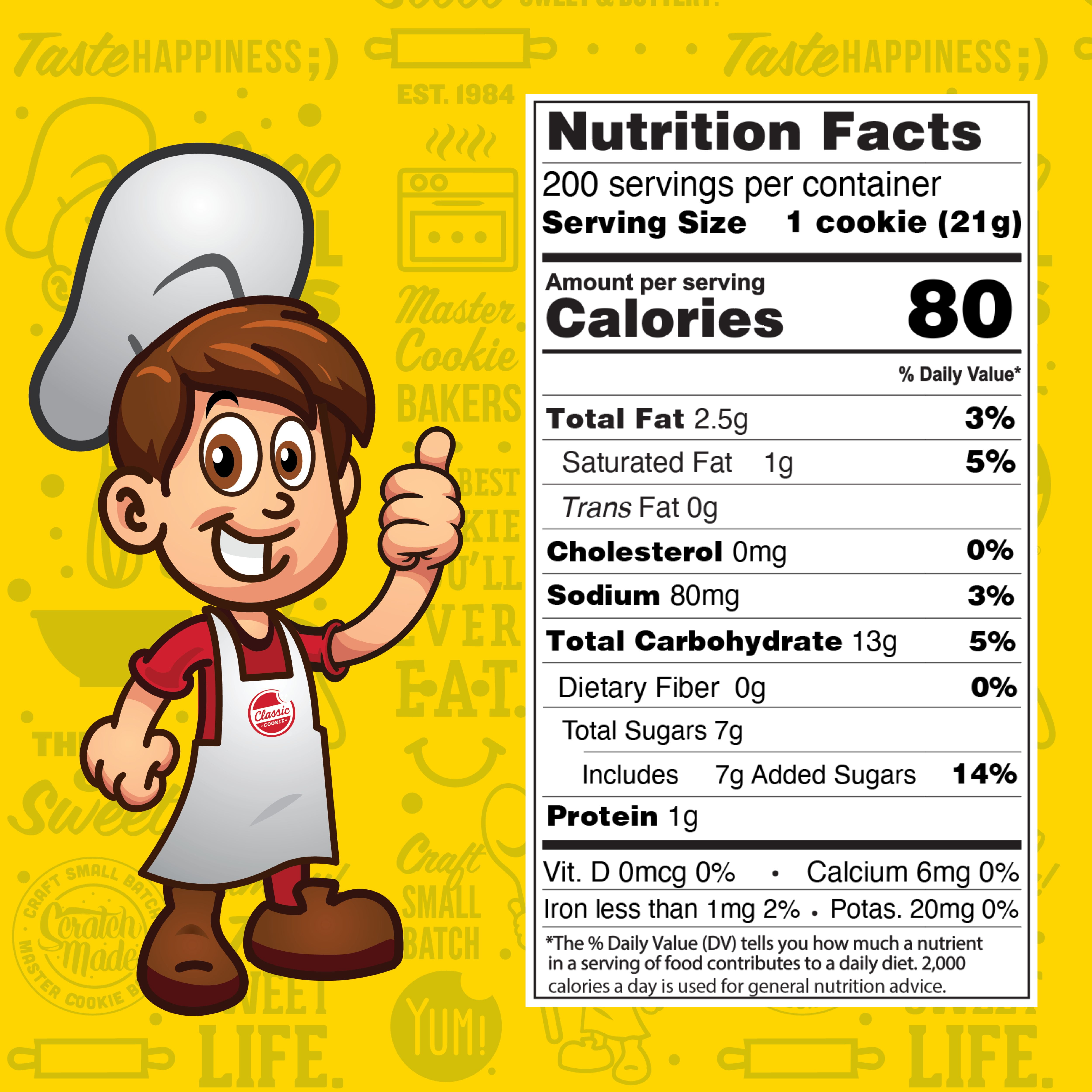 Classic Cookie® 0.75oz Soft Baked Mini Sugar Cookies, 54 Count Box