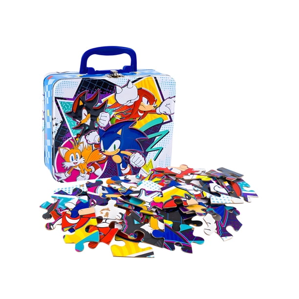 Lonchera Con Rompecabezas De 48 Pzas Sonic