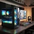 thumbnail image 5 of STGAubron Gaming PC Computer, Ryzen 5 2400G,RX 580 16G,16GB DDR4, 512GB SSD, WiFi 6, BT 5.0, RGB Fan x 6, Win 11 Home, 5 of 5