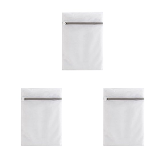 MISSMILE 3Pcs Laundry Bag,ABS Plastic Zipper Laundry Basket,Soft Breathable Mesh Laundry Bags for Gentle Care,Practical Mesh Wash Bags