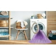 thumbnail image 2 of Ahgly Company Machine Washable Indoor Square Transitional Purple Area Rugs, 5' Square, 2 of 7