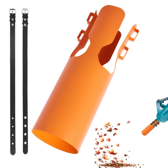 AEVXKHI Leaf Blower Air Booster, Stainless Steel Universal Leaf Blower Air Flow Amplifier Nozzle Attachment, Easy Install Airflow Accelerator for Cleaning Garden Lawn Driveway