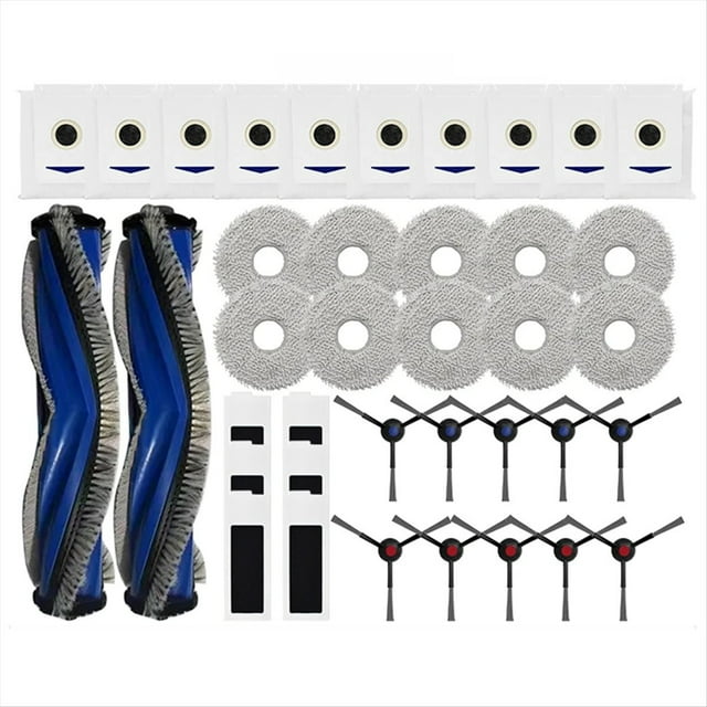 Para T30 Pro / T30 Pro Omni / Pro+ Cepillo Lateral Principal Filtro HEPA Almohadillas para Fregona Bolsas para el Polvo Repuestos