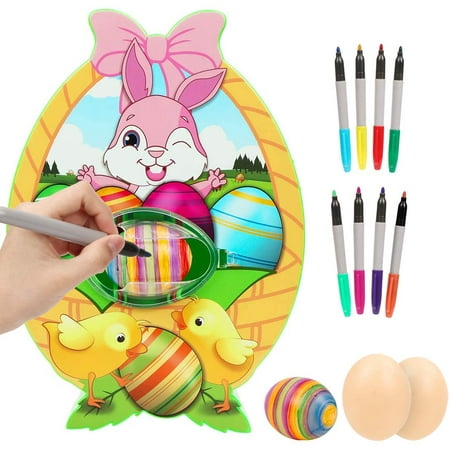 Qianli Easter Egg Decorating Set, Egg Decorating Machine with Spinner ...