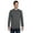 Charcoal, variant on Men's 100% Organic Cotton Classic Long-Sleeve T-Shirt - BLACK - 2XL