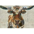 thumbnail image 2 of Anderson, Traci 24x17 Black Ornate Wood Framed with Double Matting Museum Art Print Titled - Longhorn, 2 of 4