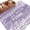 Purple, variant on Vintage Blush Pink Bathroom Rug Washable 2x3 Entryway Rug Non Slip Farmhouse Florals Leaf Coastal Home Front Door Mat Low Pile Indoor Doormat Throw Floor Carpet for Kitchen Bedroom Entrance