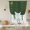 Green, variant on Brown Golden Floral Balloon Curtains for Windows, Bedroom Curtains 54 Inch Length, Modern Abstract Art Spring Flowers Tie Up Curtains Panels Thermal Insulated Bathroom Curtains Window 42"x54"