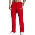thumbnail image 2 of Men's Baggy Wide Leg Sweatpants Elastic Waist Open Bottom with Pockets, 2 of 9