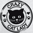 thumbnail image 3 of CafePress - Crazy Cat Lady Sweatshirt - Crew Neck Sweatshirt, 3 of 4