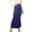Navy, variant on Fnooota Womens Maxi Skirts, Summer Stretch High Waist A-Line Bodycon Skirts Long Skirts Wine Size S-2XL