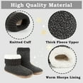 thumbnail image 6 of Cozylook Men's Boot Slippers - Cozy Fleece Indoor House Sock Shoes with Non-Slip Grippers, Warm Sherpa Lined, 6 of 6
