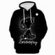 thumbnail image 2 of Nueva sudadera con capucha con estampado de dibujos animados de Snoopy, con forma de corazón, para mujer, bonita sudadera holgada con dibujos animados, informal, versátil y a la moda, 2 of 5