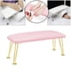 thumbnail image 3 of Reposabrazos de uñas profesional con soporte de acero inoxidable, almohada de mano, mesa de escritorio 16x6x1.2 pulgadas, 3 of 9