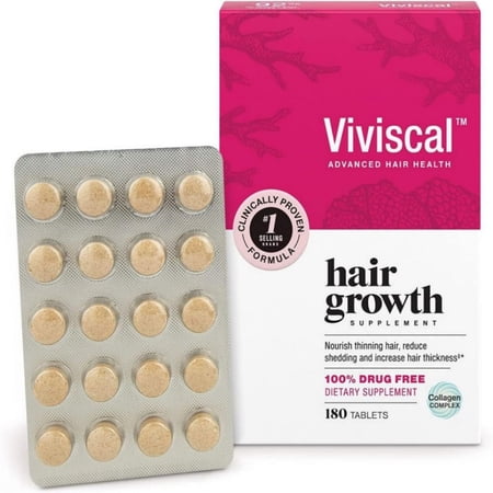 Vivi-scal - Women's Hair Loss Supplement - Contains Proprietary Collagen, 180 Tablets