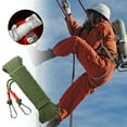 thumbnail image 4 of Nylon Rope High Strength Safety Line with Reinforced Thick Core | Fire Emergency Escape Utility Rope | Bright Color for Visibility | Durable Lightweight Flexible Construction | Single Piece, 4 of 6