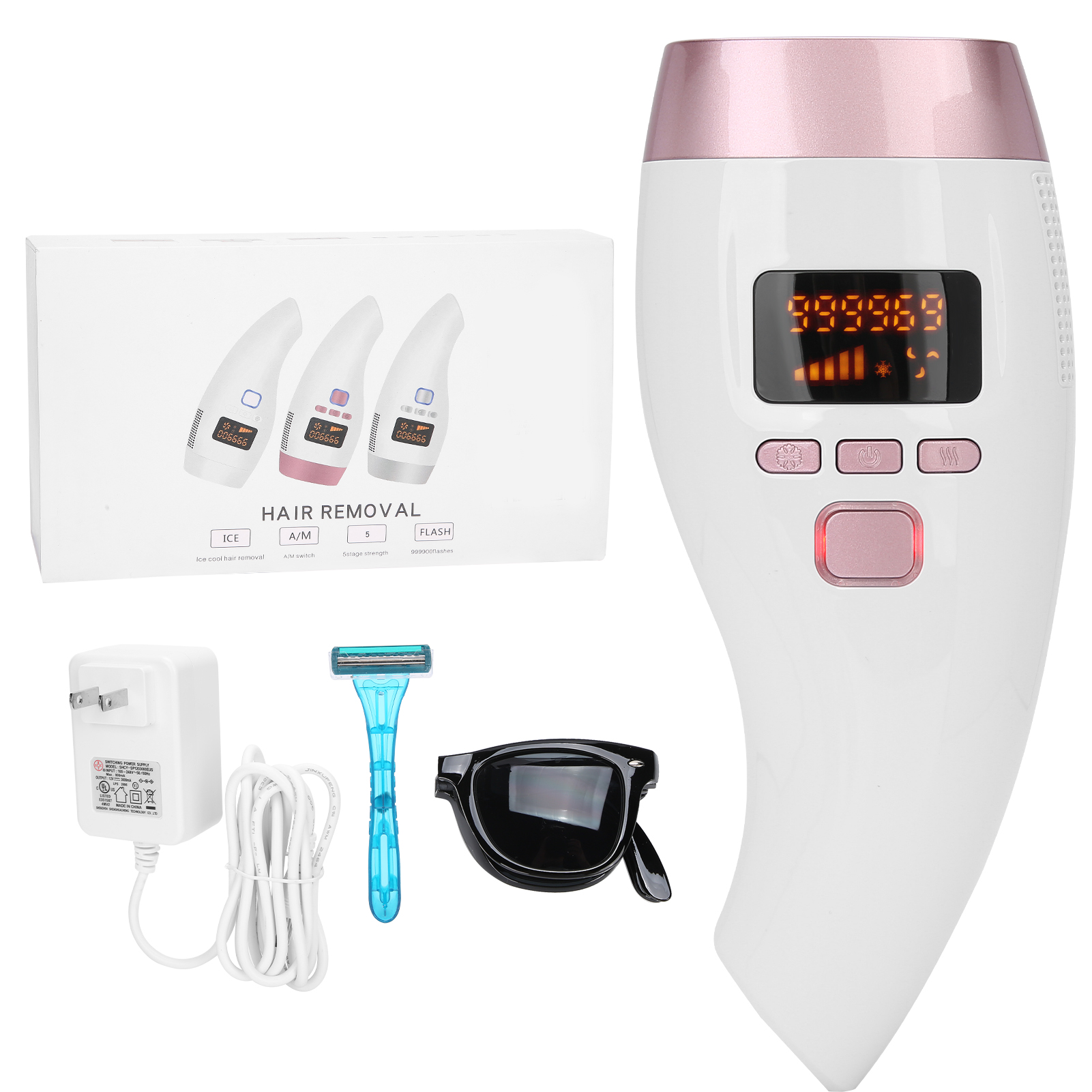 Ice Cooling Hair Removal Device, Safe And Reliable Painless Body
