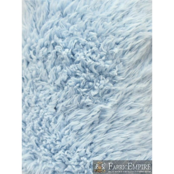 Minky Mountain Goat LIGHT BLUE / 60" Wide / Sold by the yard