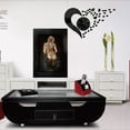thumbnail image 3 of xiaxaixu Wall Clock, Solid Color Heart Shape Hanging Clock Wall Decor, 3 of 7