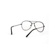 thumbnail image 4 of Gravity Shades Black Frame Clear Lens Aviator Sunglass w Micofiber Case, 4 of 5