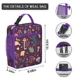 thumbnail image 3 of Small Insulated Lunch Bag with Handle, Portable Lunch Bag for HealthConscious Individuals Keeps Food Hot/Cold Lunch Tote for Business Trips Beach Outings Mushroom, 3 of 6