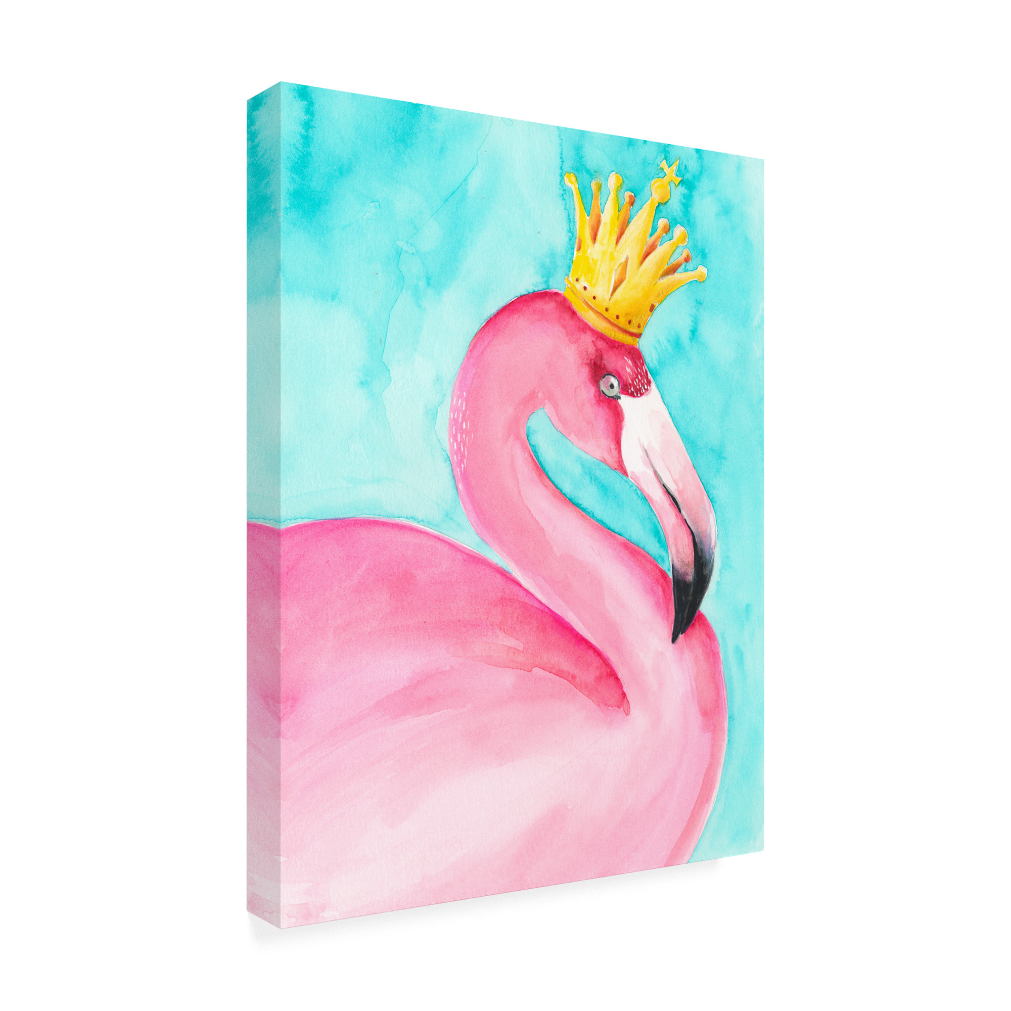 Trademark Fine Art 'Flamingo Queen II' Canvas Art by Regina Moore