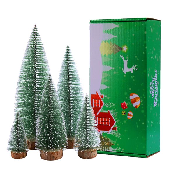 Cepillo navideño para botellas Zaijmlwwn de 10-30 cm con nieve