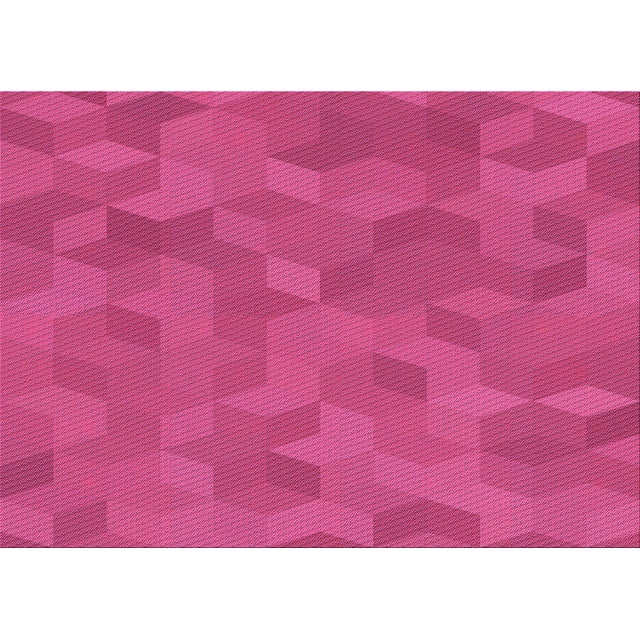Ahgly Company Indoor Rectangle Patterned Neon Pink Area Rugs, 8' x 10