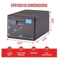 thumbnail image 6 of Insulated Food Carrier Pan Hot Box - Lightweight Thermal Container for Catering & Delivery - Top Load 8" Deep, 6 of 9