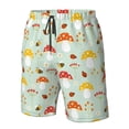thumbnail image 4 of Honeii Shorts Décontractés pour Hommes avec Imprimé Champignon Abeille et Cordon de Serrage, Maillots de Bain Séchage Rapide Shorts de Plage-TG, 4 of 6